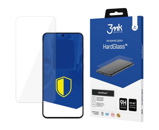 Tempered glass 3mk Hard Glass Samsung S731 S25 FE Ekrānu aizsardzība