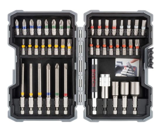 Skrūvgriežu uzgaļu komplekts Bosch 260925C147; 43 gab. Аксессуары для дрелей