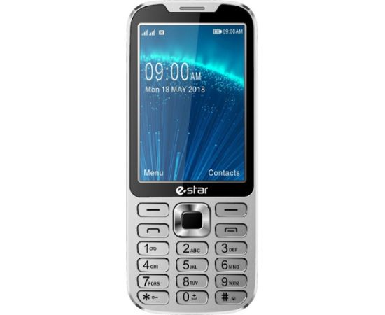 eSTAR X35 Feature Phone Dual SIM Silver Mobilie telefoni