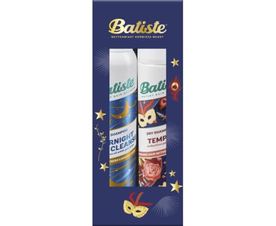 Batiste BATISTE Zestaw świąteczny (suchy szampon Tempt 200ml+Overnight Light Cleanse 200ml) Smaržas - NESAKĀRTOTS