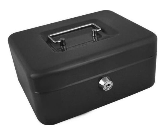 Iso Trade Kasetka metalowa na pieniądze, czarna na zamek (1524) Новости - Для офиса