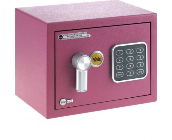 Yale Yale Mini Electronic Safe Pink Sejf podstawowy YSV mini różowy Новости - Для офиса