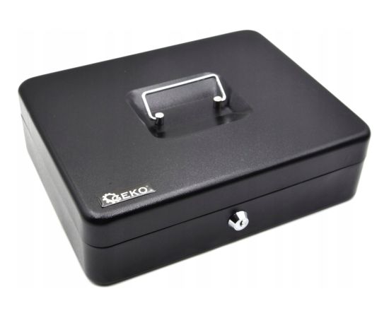 Geko Kasetka na pieniądze 300x240x90mm na kluczyk (10) Jaunumi - Birojam