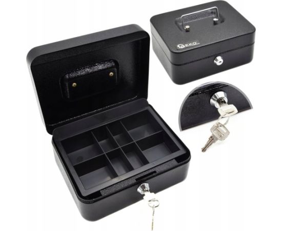 Geko Kasetka na pieniądze 200x160x90mm na kluczyk (10) Jaunumi - Birojam