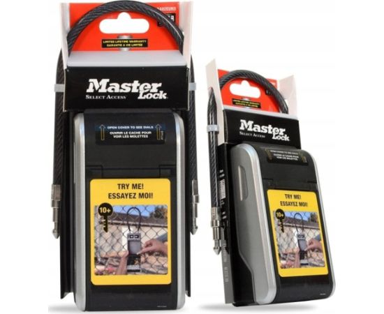 MasterLock Kasetka na klucze z zamkiem szyfrowym i elastycznš szeklš kablowš Новости - Для офиса