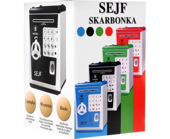 Ramiz Sejf Skarbonka Czarny Jaunumi - Birojam