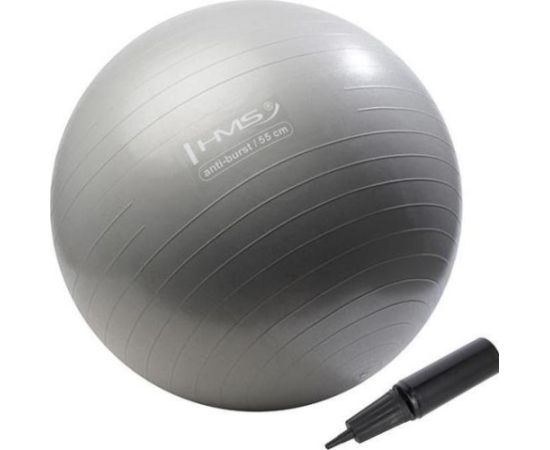 YB02 JAUNA 55CM GRAPHITTE VINGROŠANAS BUMBA HMS Fitnesa bumbas
