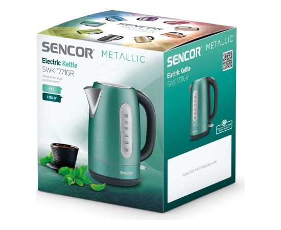 Water kettle Sencor, green Чайники (электрические)
