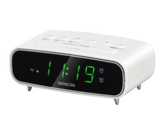 Radio alarm clock Sencor, white Радио,Радио будильники