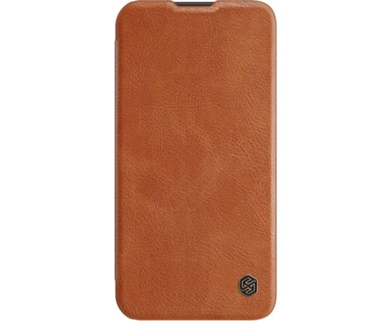 Case Nillkin Qin Pro Leather Samsung S916 S23 Plus 5G brown Neoriģinālie Maciņi