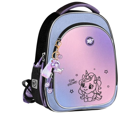 Skolas pusrāmja mugursoma YES S-109 Cute Unicorn Mugursomas