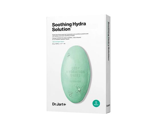 Dr. Jart+ Dermask Water Jet Soothing Hydra Solution 5 x - Hydratační a zklidňující pleťová maska 25.0g Smaržas - NESAKĀRTOTS