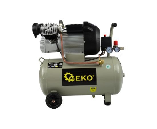 Eļļas gaisa kompresors 50 l V-Twin 8 bar 410 L/min, G80305 GEKO Компрессоры