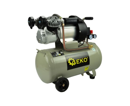 Eļļas gaisa kompresors 50 l V-Twin 8 bar 410 L/min, G80305 GEKO Компрессоры