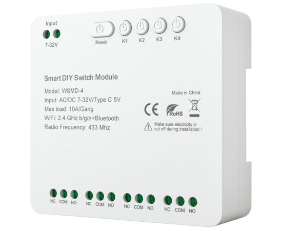 DIY Avatto WSMD-4 32V smart switch module Viedie slēdži