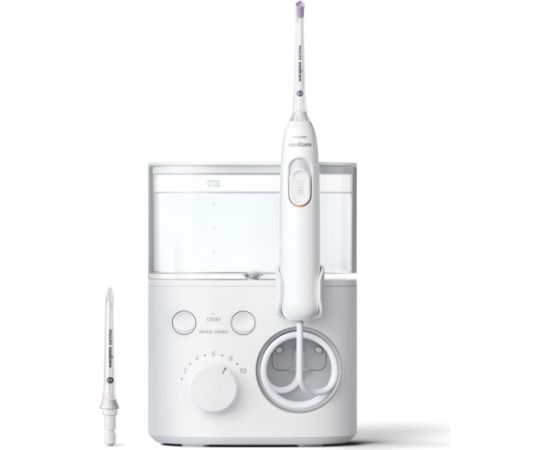 Irygator Philips Power Flosser 3000 HX3711/20 Oral Irrigator, White, 2 pc(s), 0.55 L, Universal charger Elektriskās zobu birstes