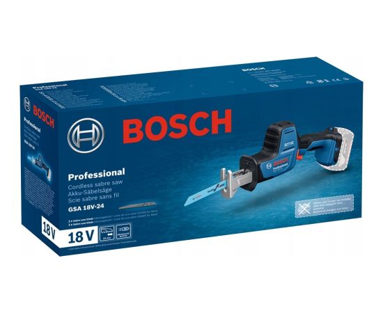 Bosch PIŁA SZABLASTA AKUMULATOROWA GSA 18V-24 0*AH Jaunumi -Dārzam