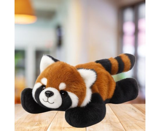 Leantoys Pluszowa Maskotka Przytulanka Panda Czerwona Ruda 30cm LEAN Toys Mīkstās rotaļlietas
