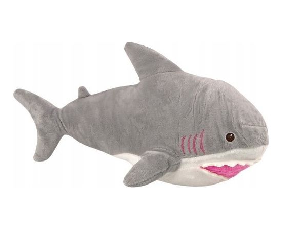 LeanToys Pluszowy Rekin Maskotka Przytulanka 40cm Siwy Мягкие игрушки