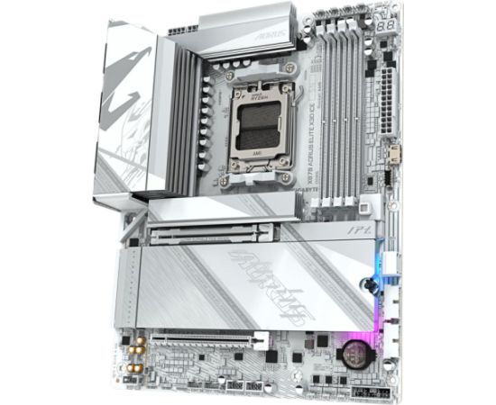 Gigabyte X870 Aorus Elite X3D IC E Mātesplate AMD AM5 / DDR5 / ATX Mātes plates
