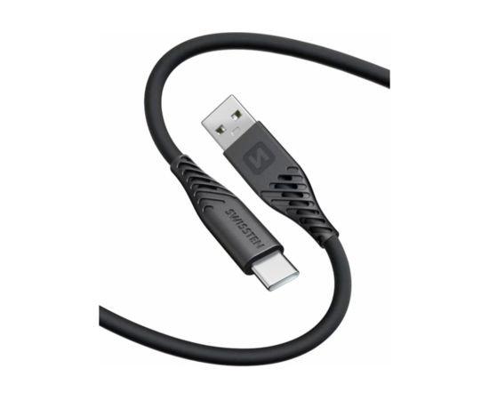 Swissten Soft Silicone USB - USB-C 60W Кабель для передачи данных и зарядки 0.4m Дата USB-кабели