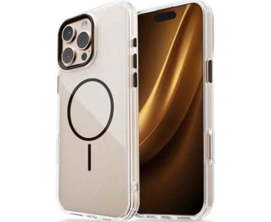 iLike Apple  iPhone 17 Pro Max 6,9 Clear Thin Mag case Transparent Black Чехлы - альтернативные