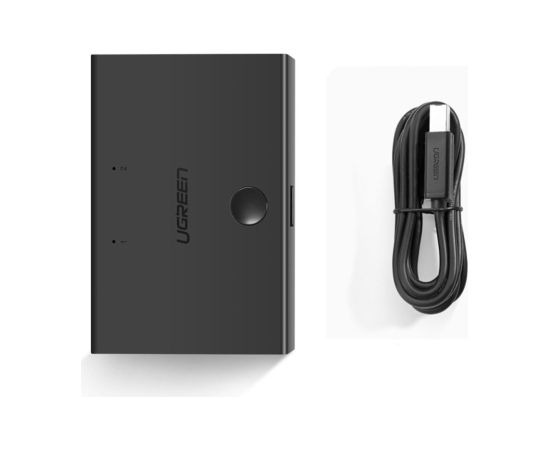 Ugreen   Ugreen switch switch 2xUSB-B - USB-A black (30345) Aудио-видео