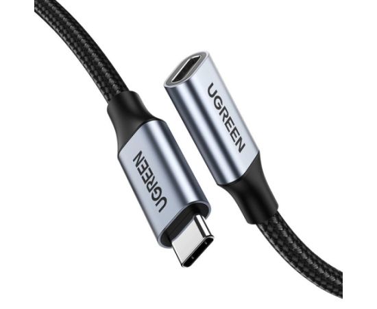 Ugreen   Ugreen US372 80810 USB-C - USB-C PD QC cable 100W 5A 10Gbps 0.5m - gray Дата USB-кабели