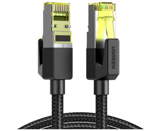 Ugreen   Ugreen NW150 80420 Ethernet RJ45 Cat 7 10Gbps Cable 0.5m - Black Новинки Компьютерная техника