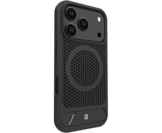 Evelatus Apple  iPhone 17 Pro Premium Case Magsafe With Stand Plastic Black Neoriģinālie Maciņi