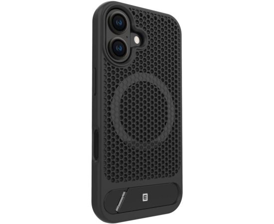 Evelatus Apple  iPhone 17 Premium Case Magsafe With Stand Plastic Black Neoriģinālie Maciņi