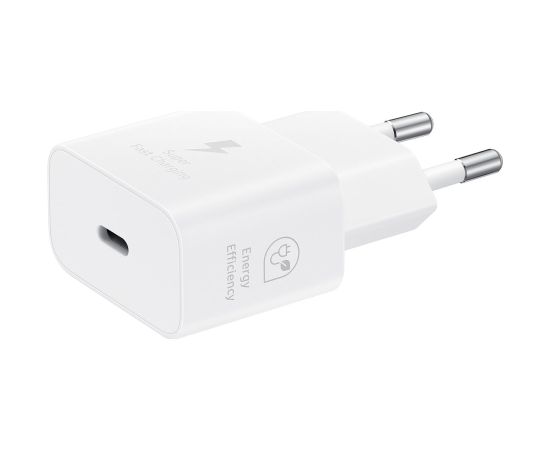 EP-T2510EWE + EP-DN980BWE Samsung USB-C 25W Travel Charger + USB-C Data Cable White (bulk) Зарядные устройства