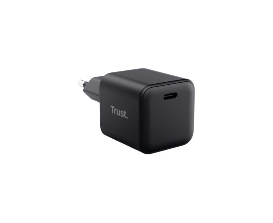 Lādētājs Trust Maxo Ultra-small 65W GaN USB-C Black + 2m cable Зарядные устройства