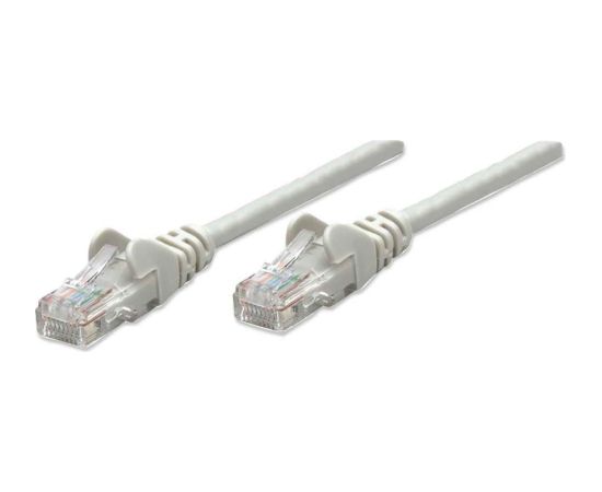 Intellinet Network Patch Cable, Cat5e, 2m, Grey, CCA, U/UTP, PVC, RJ45, Gold Plated Contacts, Snagless, Booted, Lifetime Warranty Tīkla vadi