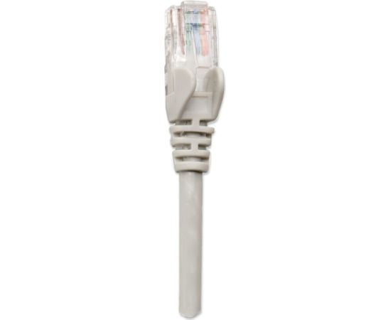 Intellinet Network Patch Cable, Cat5e, 2m, Grey, CCA, U/UTP, PVC, RJ45, Gold Plated Contacts, Snagless, Booted, Lifetime Warranty Tīkla vadi