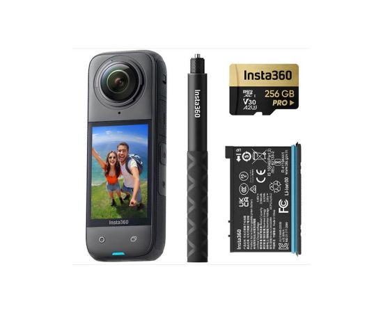 Insta360 X4 Adventure Bundle 360-kamera melna Спортивные видеокамеры