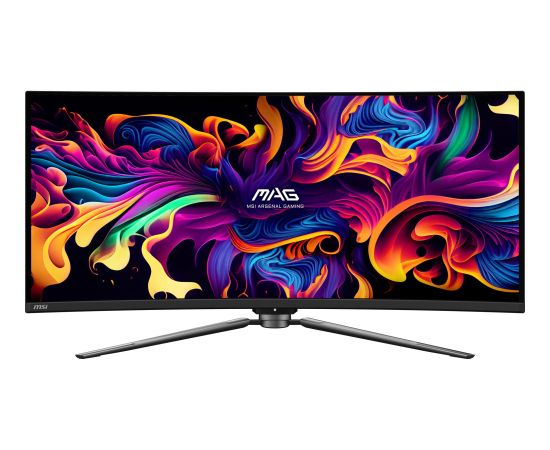 LCD Monitor MSI 34" Curved/21 : 9 Panel QD-OLED 3440x1440 21:9 175Hz Matte 0.03 ms Swivel Height adjustable Tilt Colour Black MAG341CQPQD-OLED Monitori