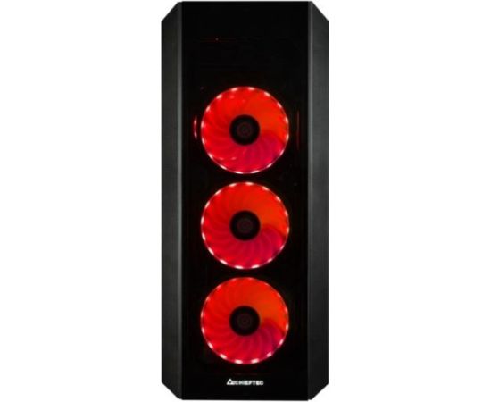 Case CHIEFTEC ATX/micro ATX/Mini-ATX Black Midi Tower PC GL-03B-UC-OP Корпуса