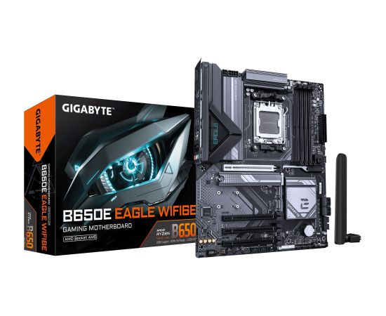Mainboard GIGABYTE SAM5 ATX Memory DDR5 Memory slots 4 B650EEAGLEWF6E1.0 Материнские платы