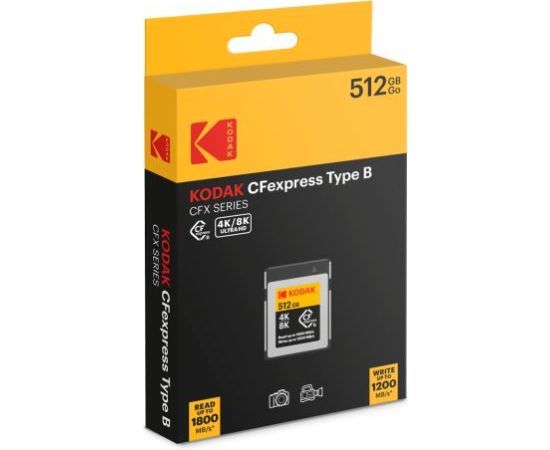 Kodak CFexpress Type B 512GB EKMCFX512GK Atmiņas kartes micro SD SDHC