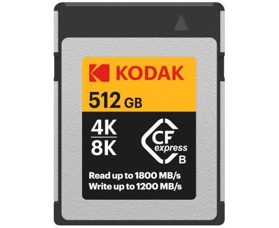 Kodak CFexpress Type B 512GB EKMCFX512GK Atmiņas kartes micro SD SDHC