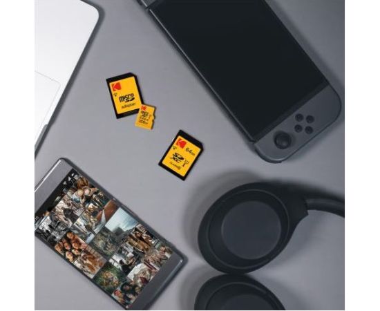 Kodak mSD 16GB UHS-I U1 V10 A1 Premium EKMSDM16GHC10K Atmiņas kartes micro SD SDHC