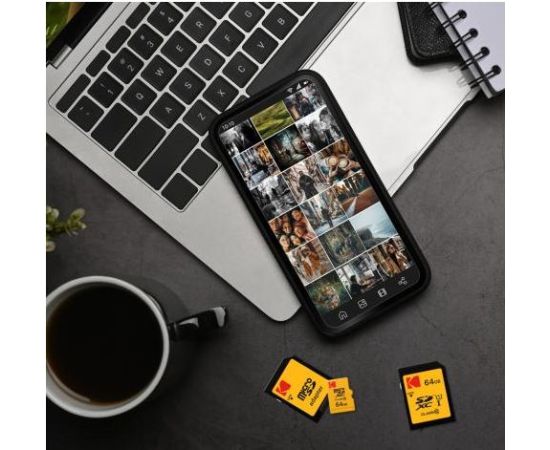 Kodak mSD 16GB Class10 Extra EKMSDM16GHC10CK Atmiņas kartes micro SD SDHC