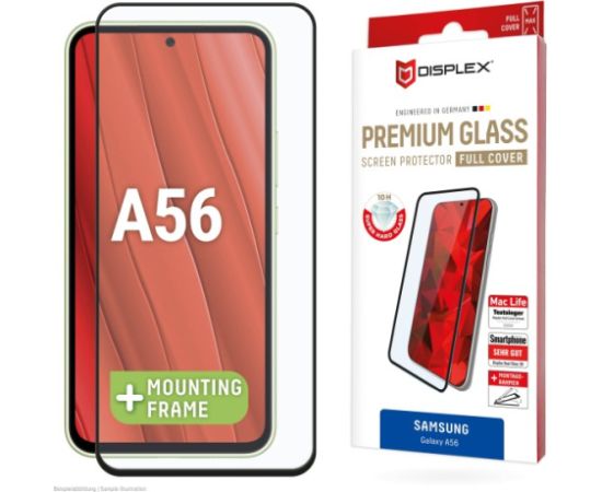 Samsung Galaxy A56 5G Full Cover 3D Glass By Displex Black Защитная пленка для экрана