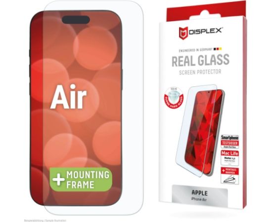 Apple iPhone Air Real Screen Glass By Displex Transparent Защитная пленка для экрана