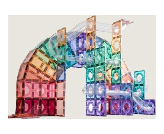 DK CONNETIX Pastel Ball Run Pack 106 el kulodrom magnetyczny 3+ Конструкторы