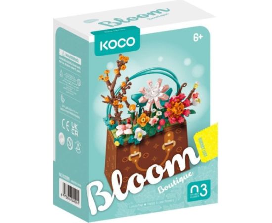 Pronice KOCO klocki kwiaty w tor.jesień 267el 02099 44941 Mašīnas un piederumi