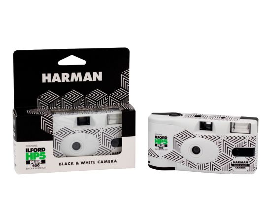 Ilford single use camera HP5 Plus 24+3, white Aудио-видео