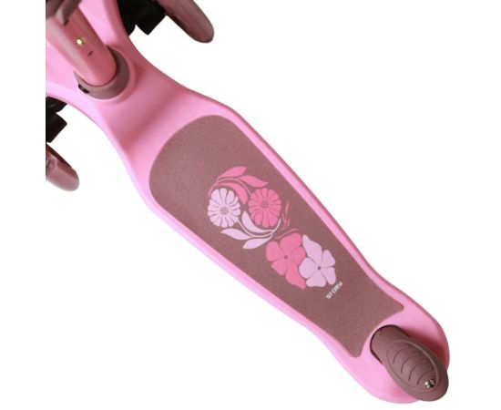 Story Mini LED trīsriteņu skrejritenis LED PINK Самокаты детские