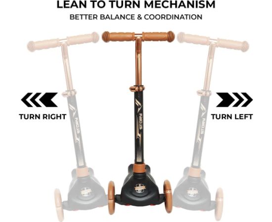 Story Mini LED trīsriteņu skrejritenis LED BLACK/ORANGE Skrejriteņi bērniem